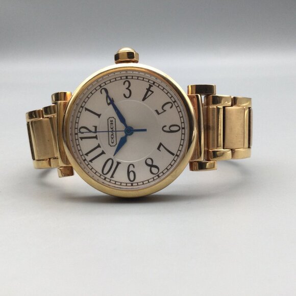 Coach Madison Watch Women 32mm Rose Gold Tone New Battery 6" - Picture 7 of 14
